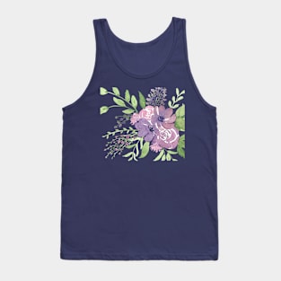 Roses and Anemones Tank Top